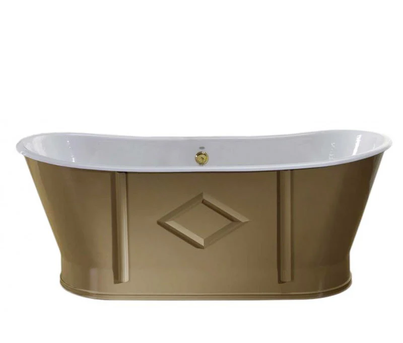 Badkar - Chateau beige gjutjärn 170 cm