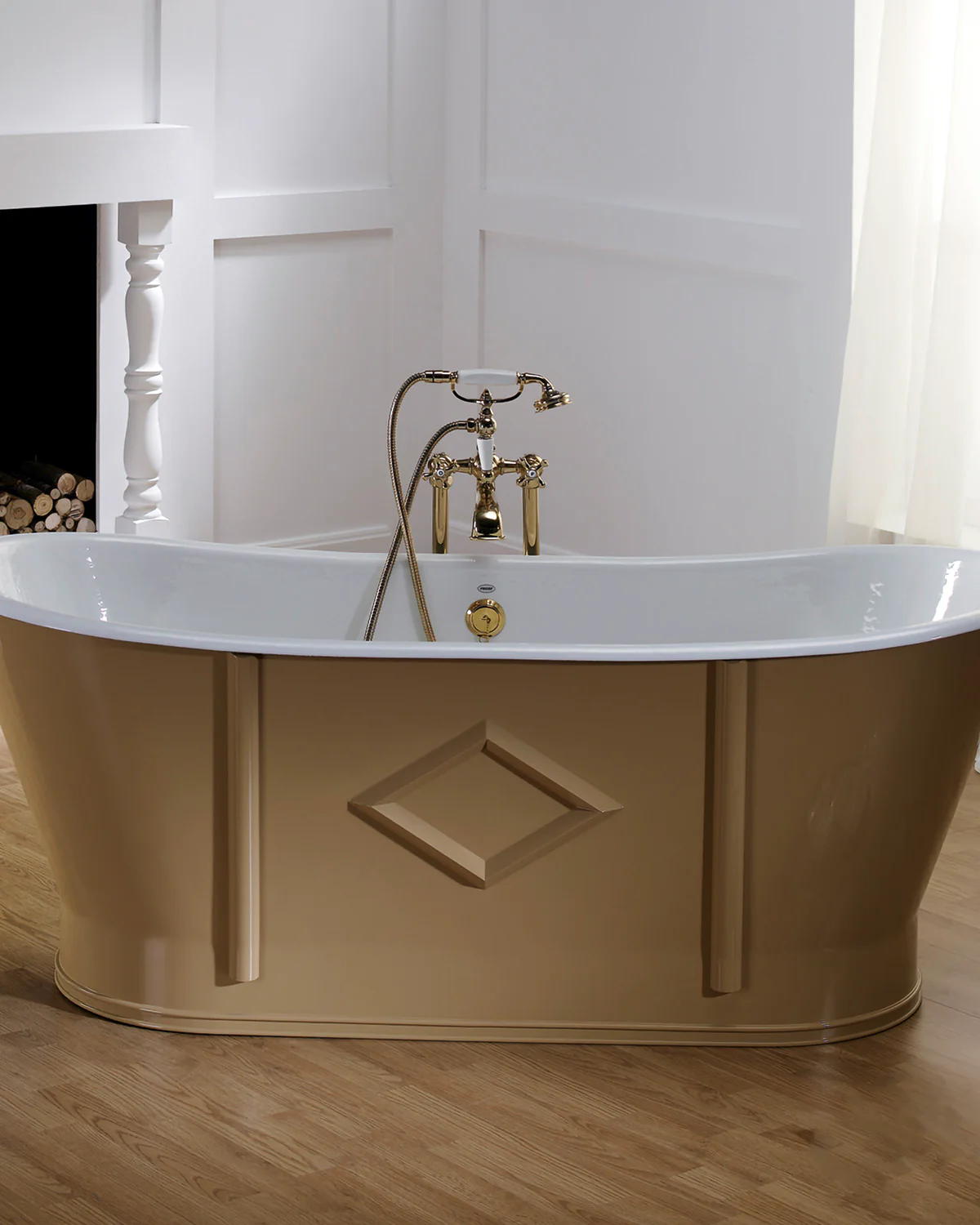 Badkar - Chateau beige gjutjärn 170 cm - Image 2