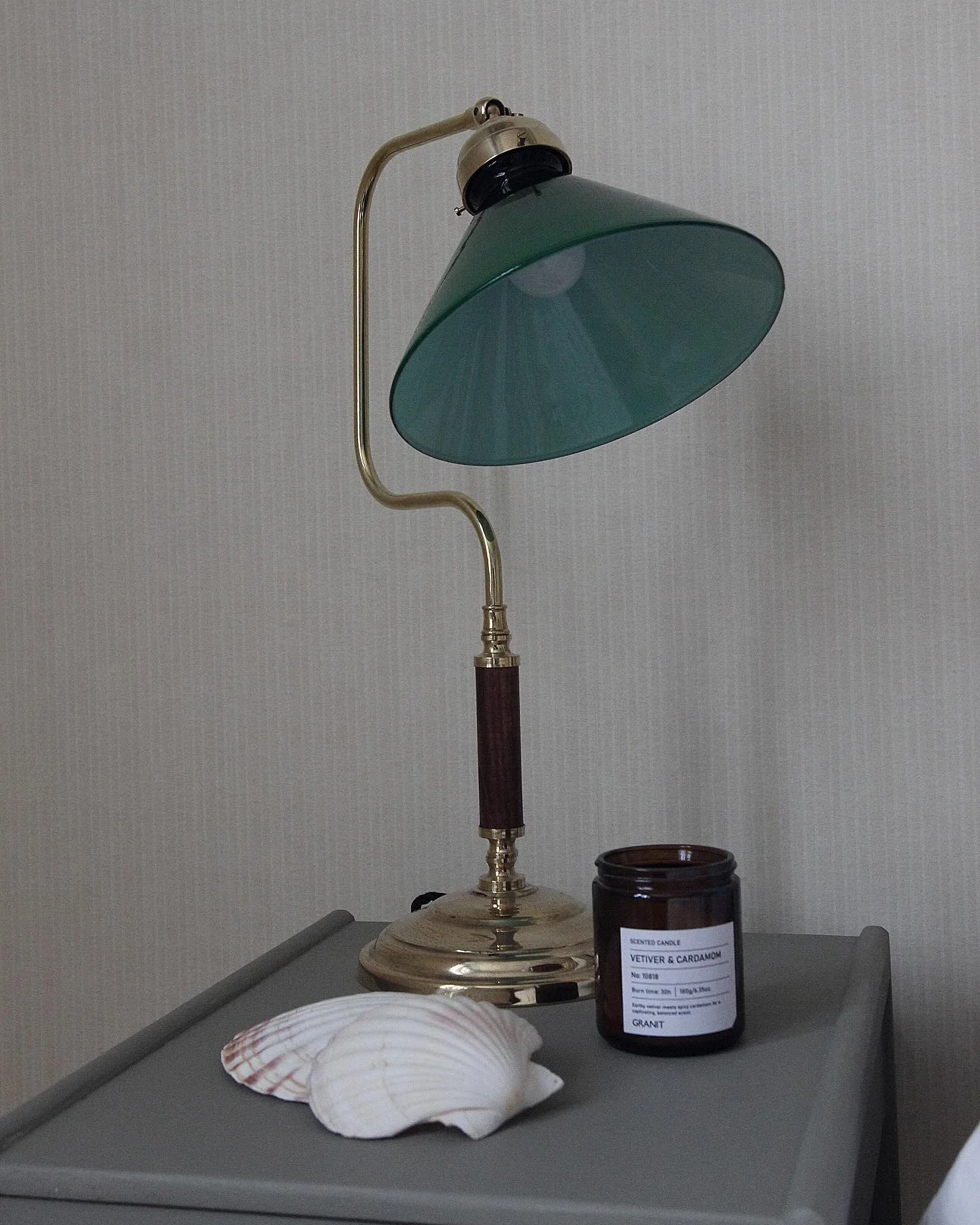 Bordslampa 1903 - Mässing med grön skärm - Image 4