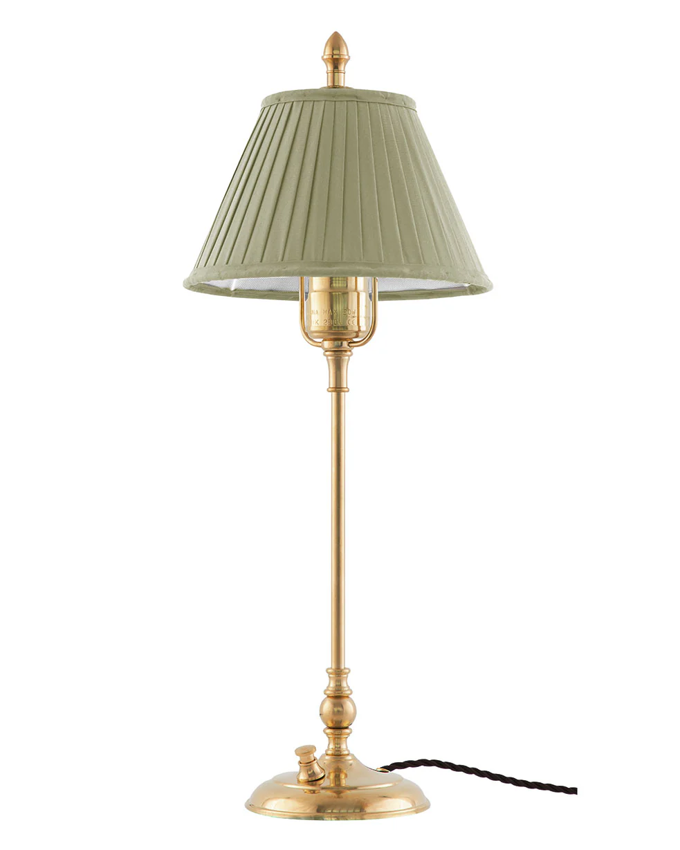 Bordslampa - Ankarcrona 50 cm mässing, olivgrön skärm