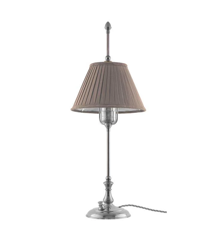 Bordslampa - Kellgren nickel, beige skärm