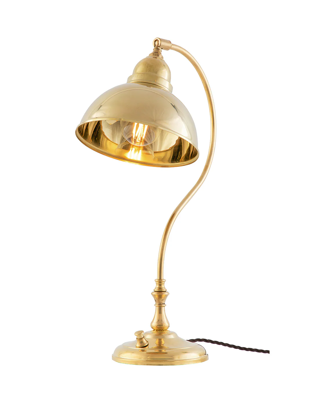Bordslampa - Lagerlöf mässingskärm