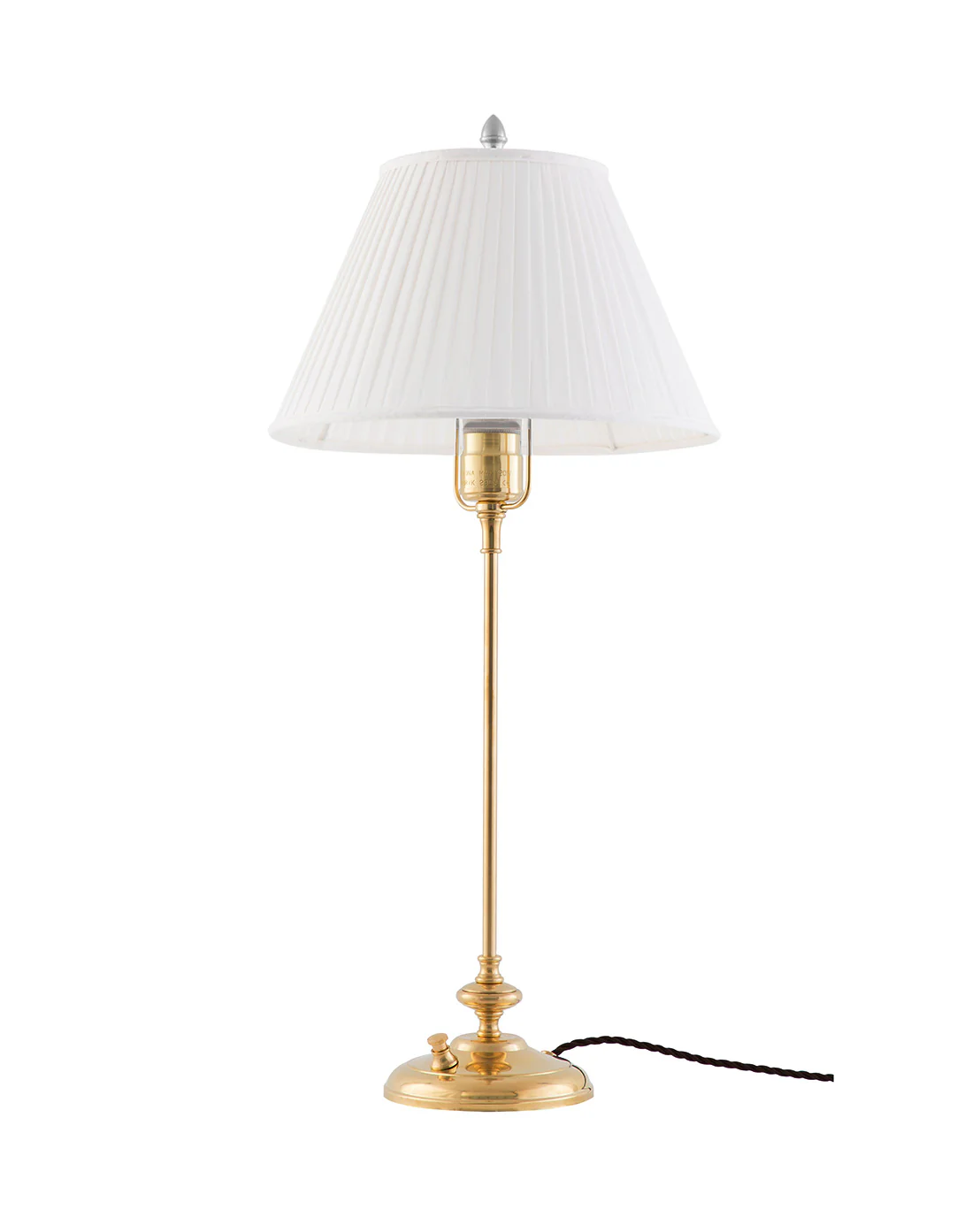 Bordslampa - Moberg 65 cm mässing, vit skärm