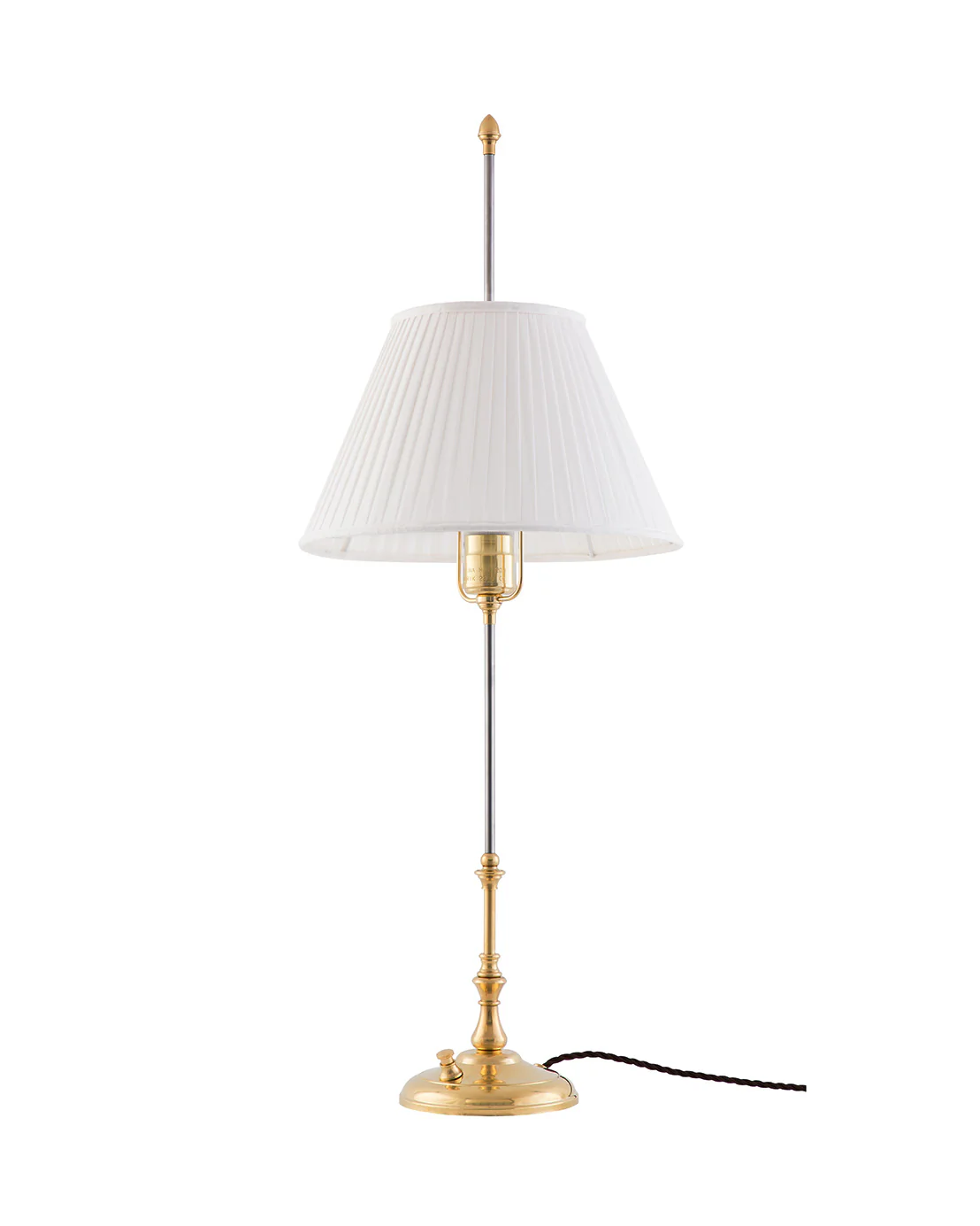 Bordslampa - Stiernstedt mässing, vit skärm