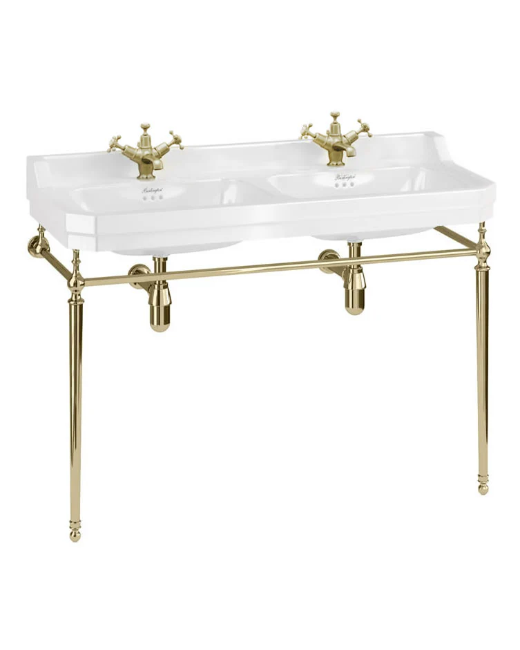 Burlington Edwardian - DubbeltvÀttstÀll 120 cm pÄ guldstÀllning - Image 3