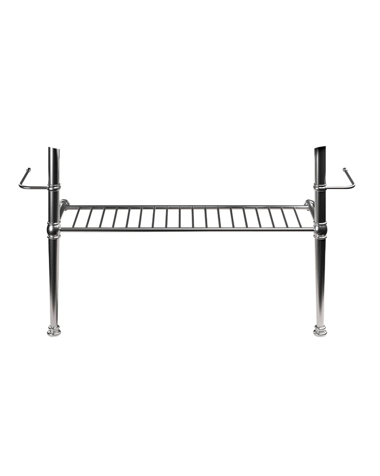Camden kromställning med hylla - Till tvättställ 120 cm