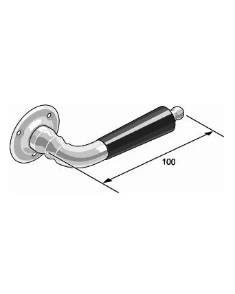 Dörrhandtag - Låsbolaget 439 nickel - Image 4