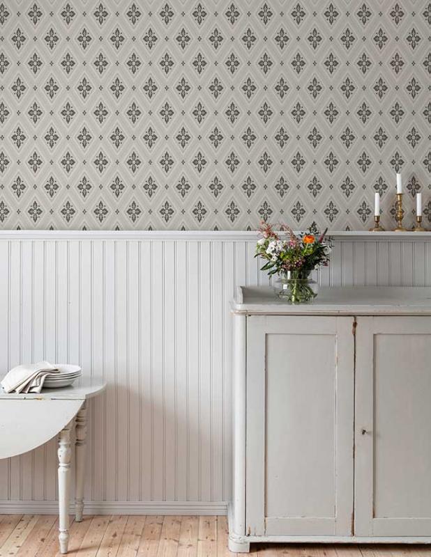 Duro Tapet - Astrid - Beige/Svart - Image 3