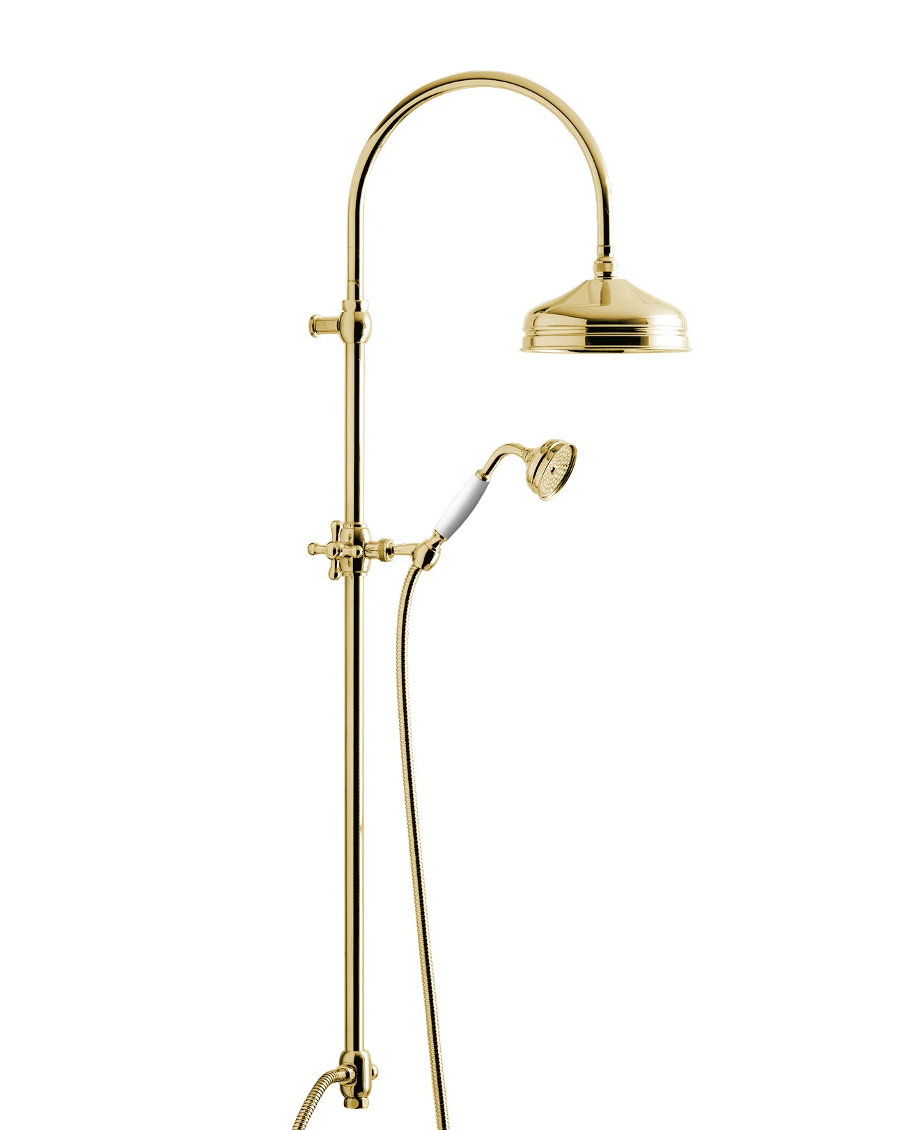 Duschset - Kensington retro utan blandare, mÀssing