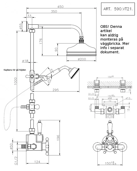 Duschset - Victorian taksil - Image 2