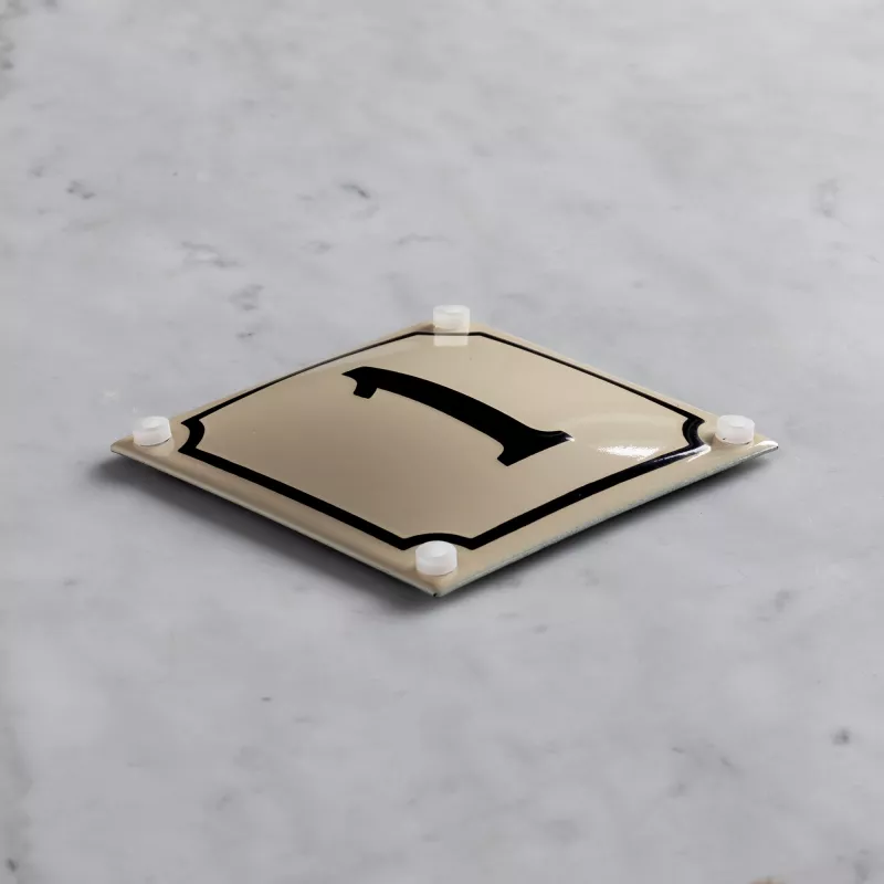 Emaljskylt - Husnummer, 10 x 10 cm - Image 4