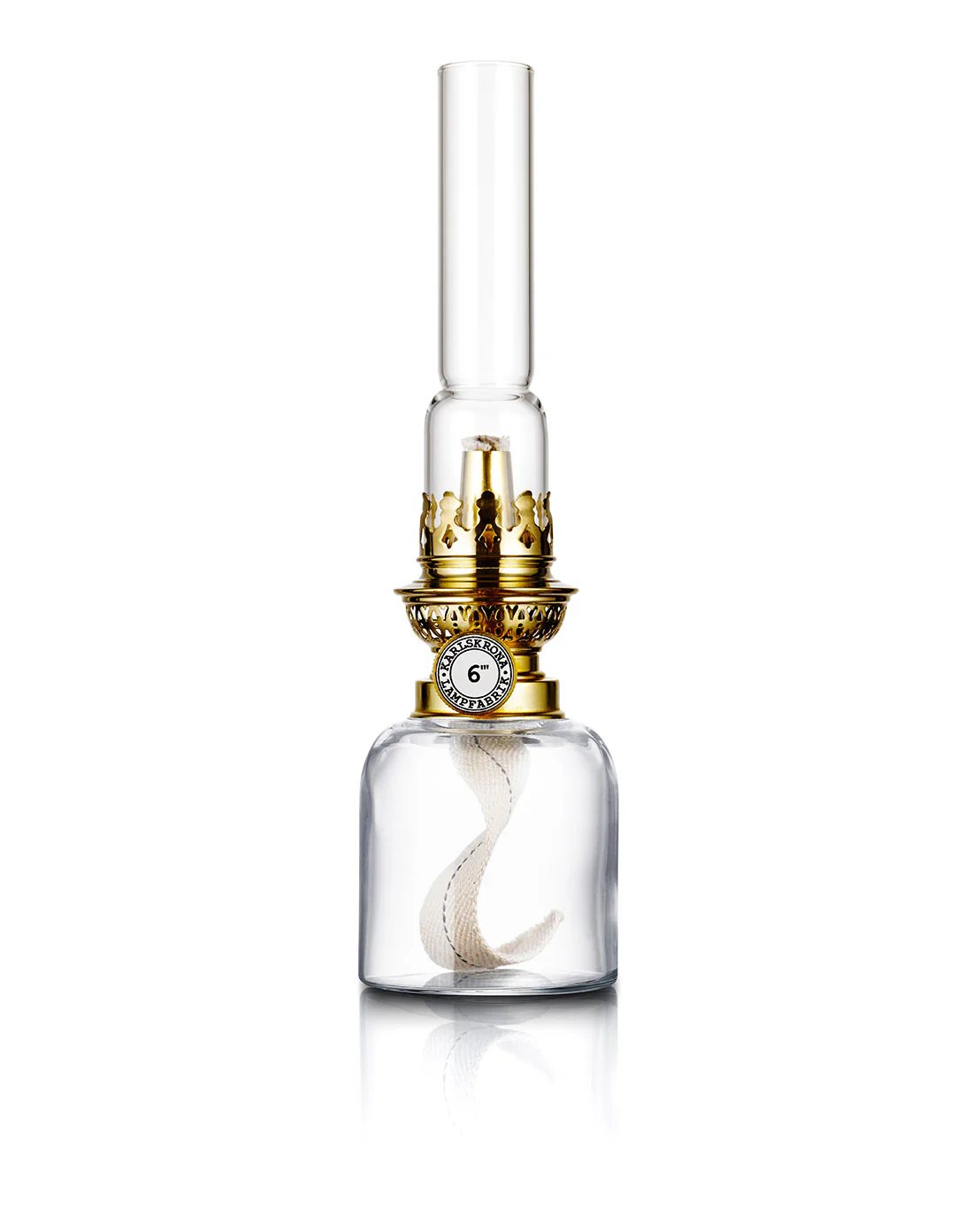 Fotogenlampa - Koholmen, klarglas