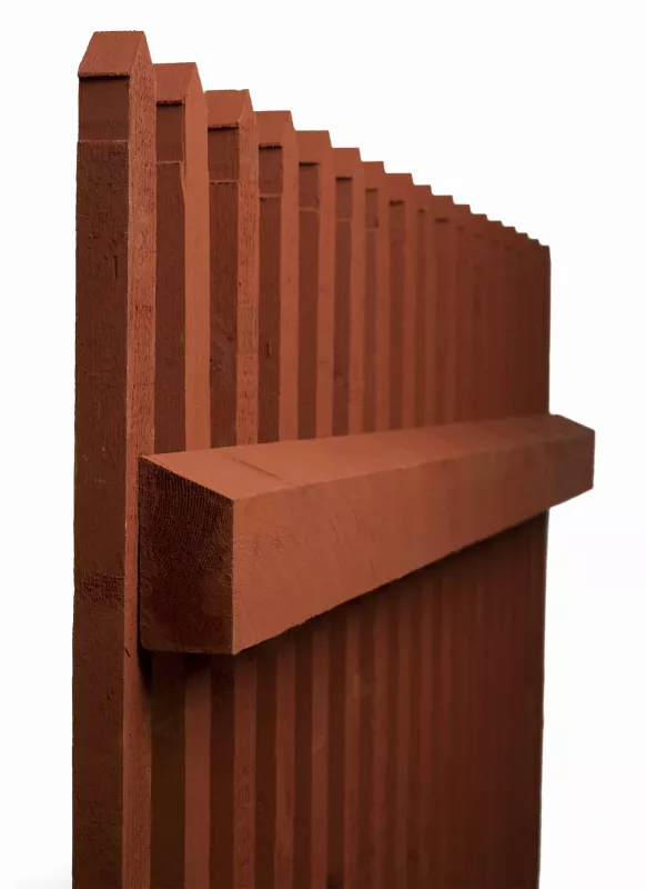 Falu RödfÀrg Staket Signatur - FÀrdigmÄlad sektion gran 1750 x 1180 mm - Image 4