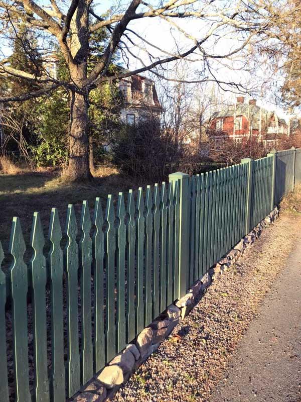 Gammaldags staket - Trädgårdsstaket Djurgården - Image 3