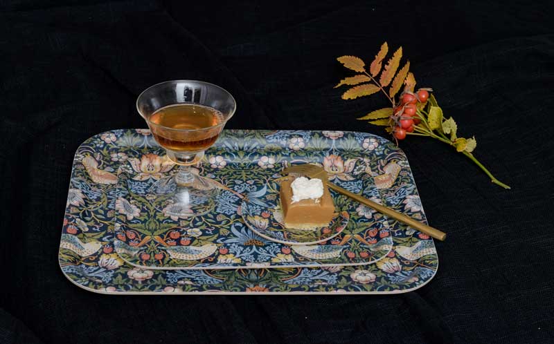 GlasunderlÀgg 4-pack - William Morris, Strawberry Thief - Image 3