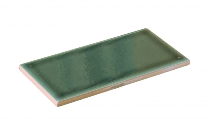Kakel Bristol - 7,5 x 15 cm akvagrön, krackelerat - Image 2