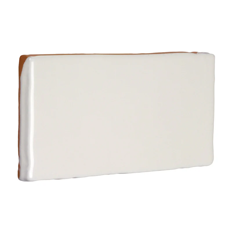Kakel Mayfair - Elfenbensvit Halftile 7,5 x 15 cm blank, lÀtt vÄgigt - Image 2