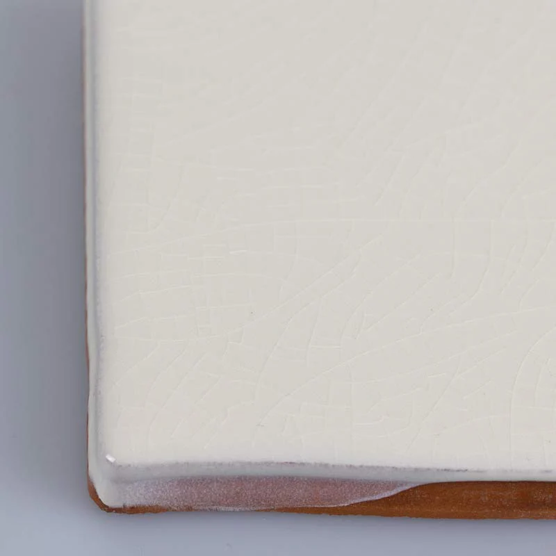 Kakel Mayfair - Krackelerad antikvit halftile 7,5 x 15 cm blank, lätt vågigt - Image 5