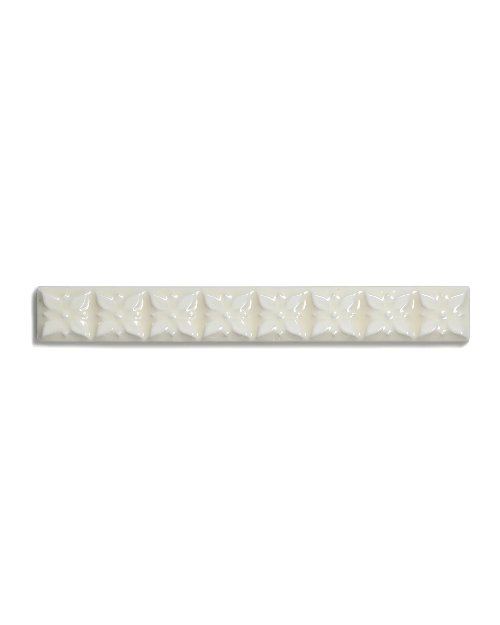 Kakel York - Dekorlist relief 2,5 x 19,8 cm mandel