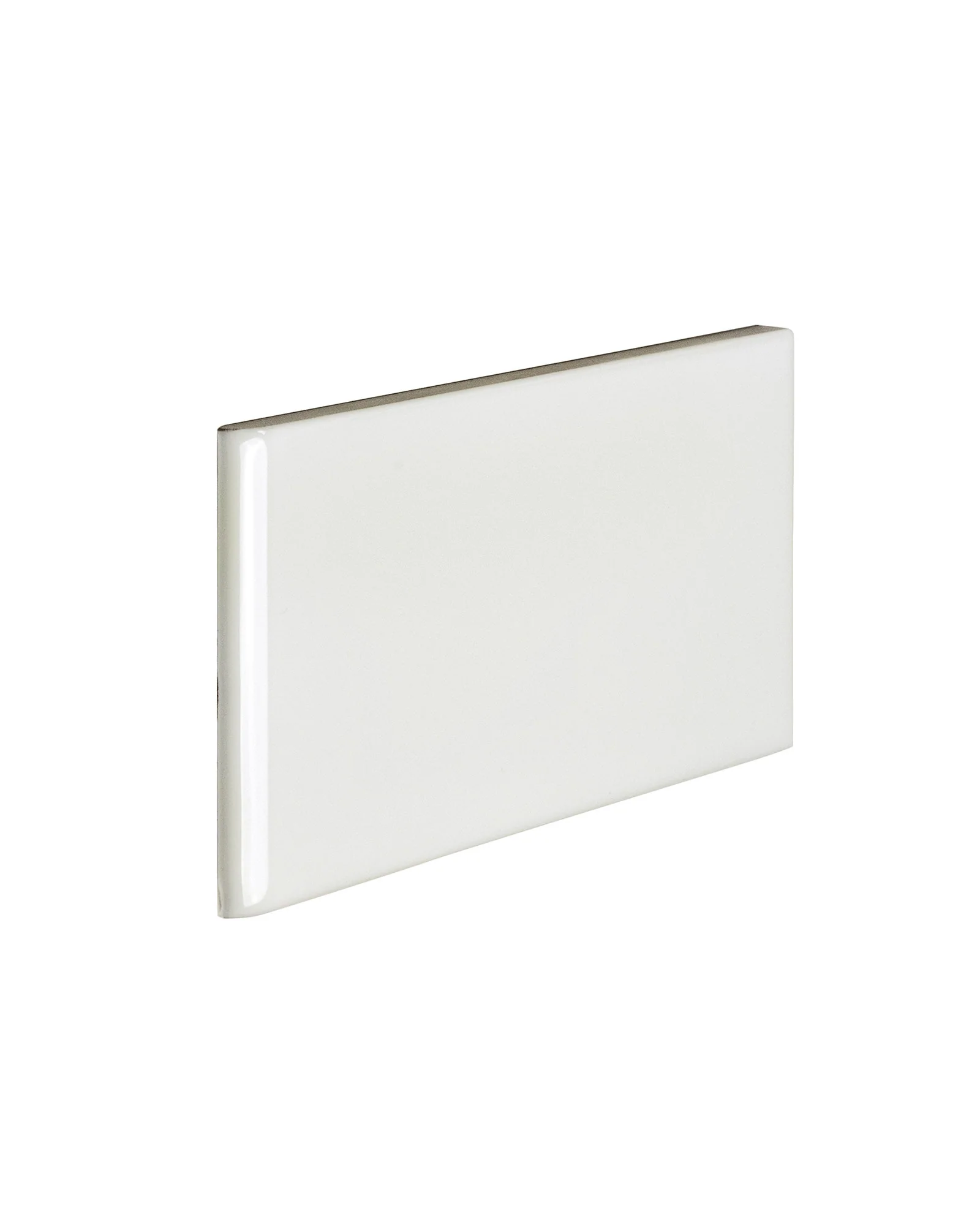 Kakel Victoria - 7,5 x 15 cm elfenbensvit bullnose kortsida - Image 2