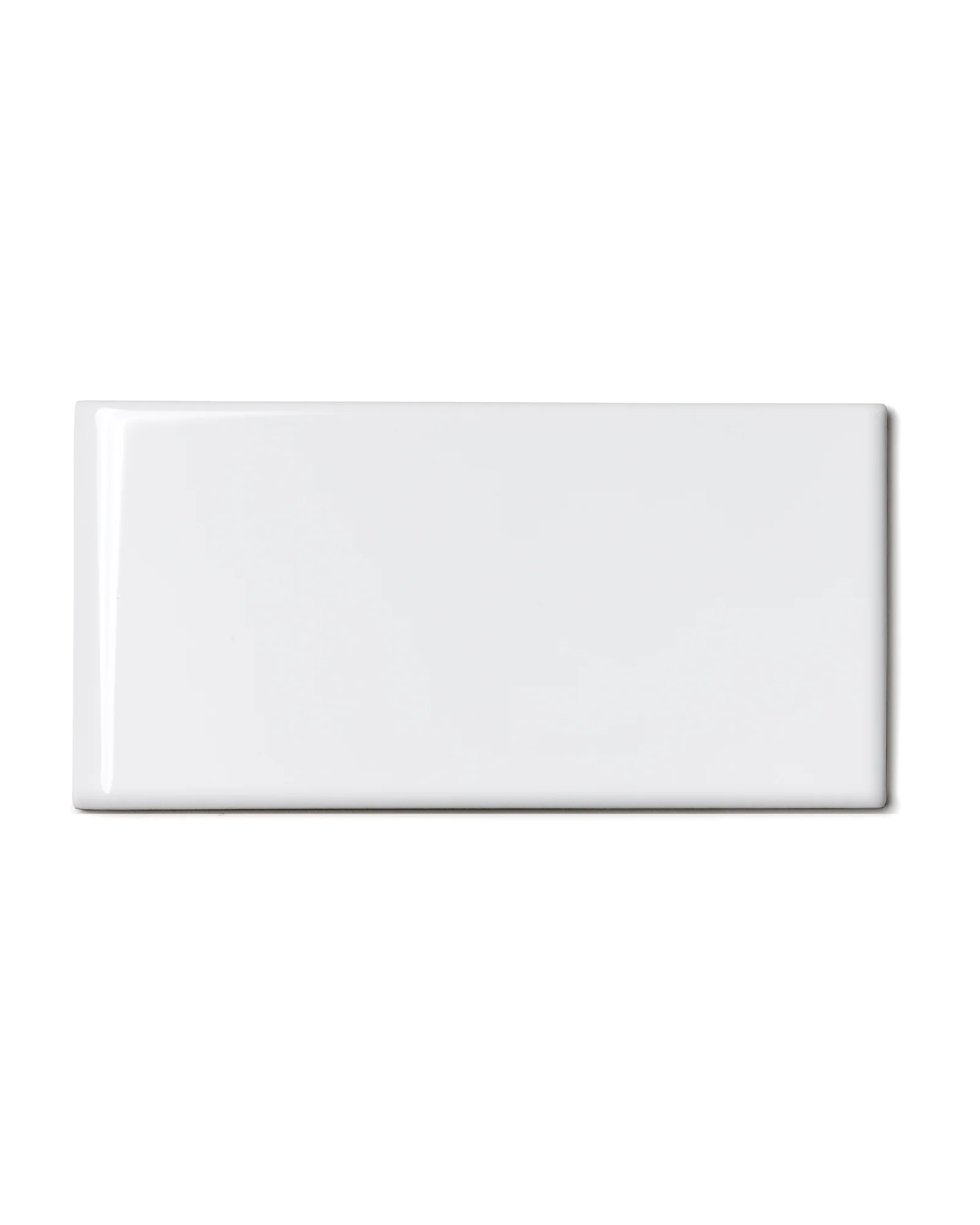 Kakel Victoria - 7,5 x 15 cm vit bullnose kortsida - Image 2