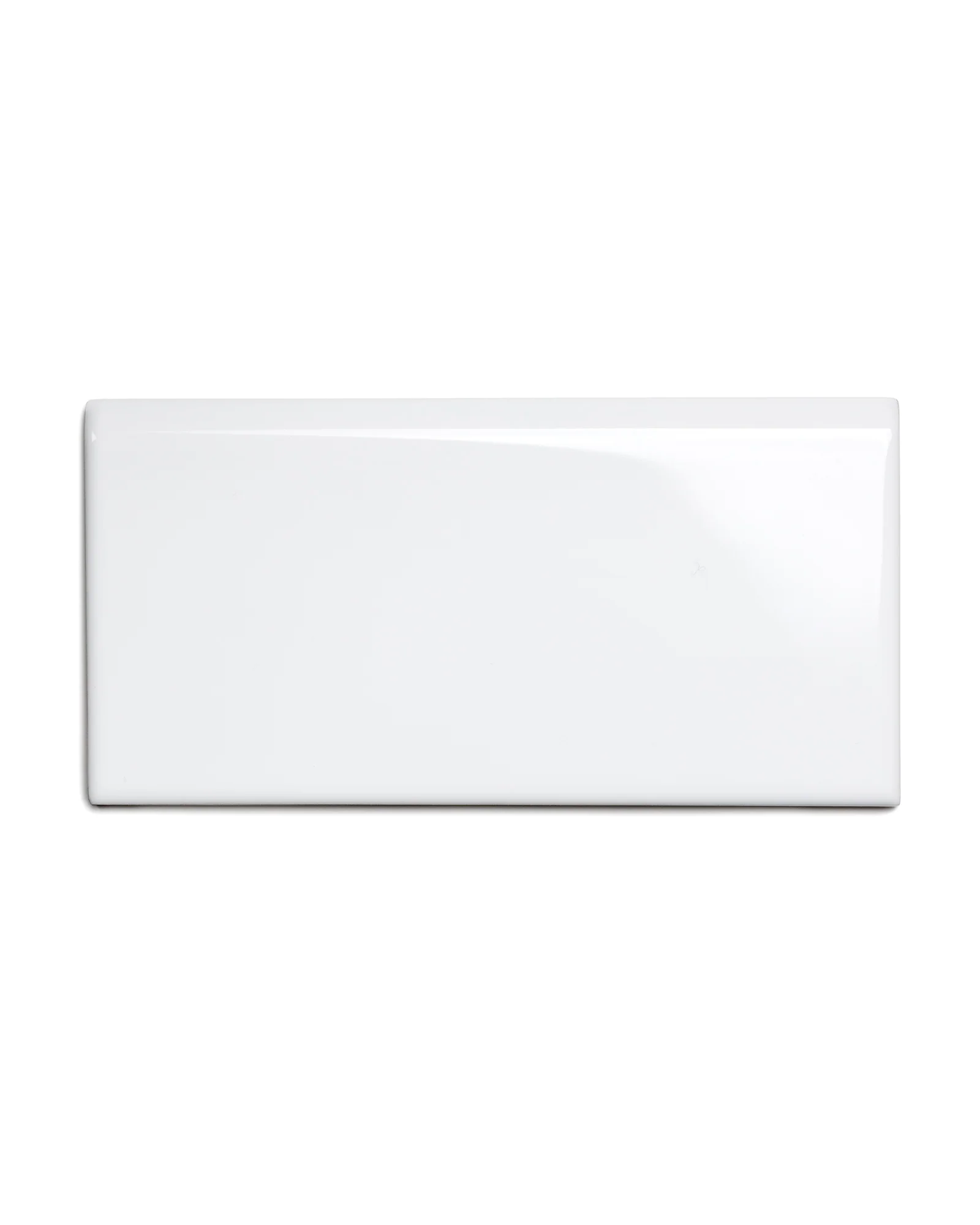 Kakel Victoria - 7,5 x 15 cm vit bullnose långsida - Image 2