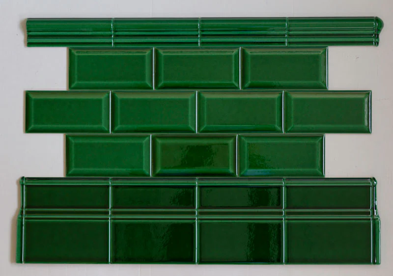 Kakel Victoria - Hörnbit till bröstlist buteljgrön - Image 6