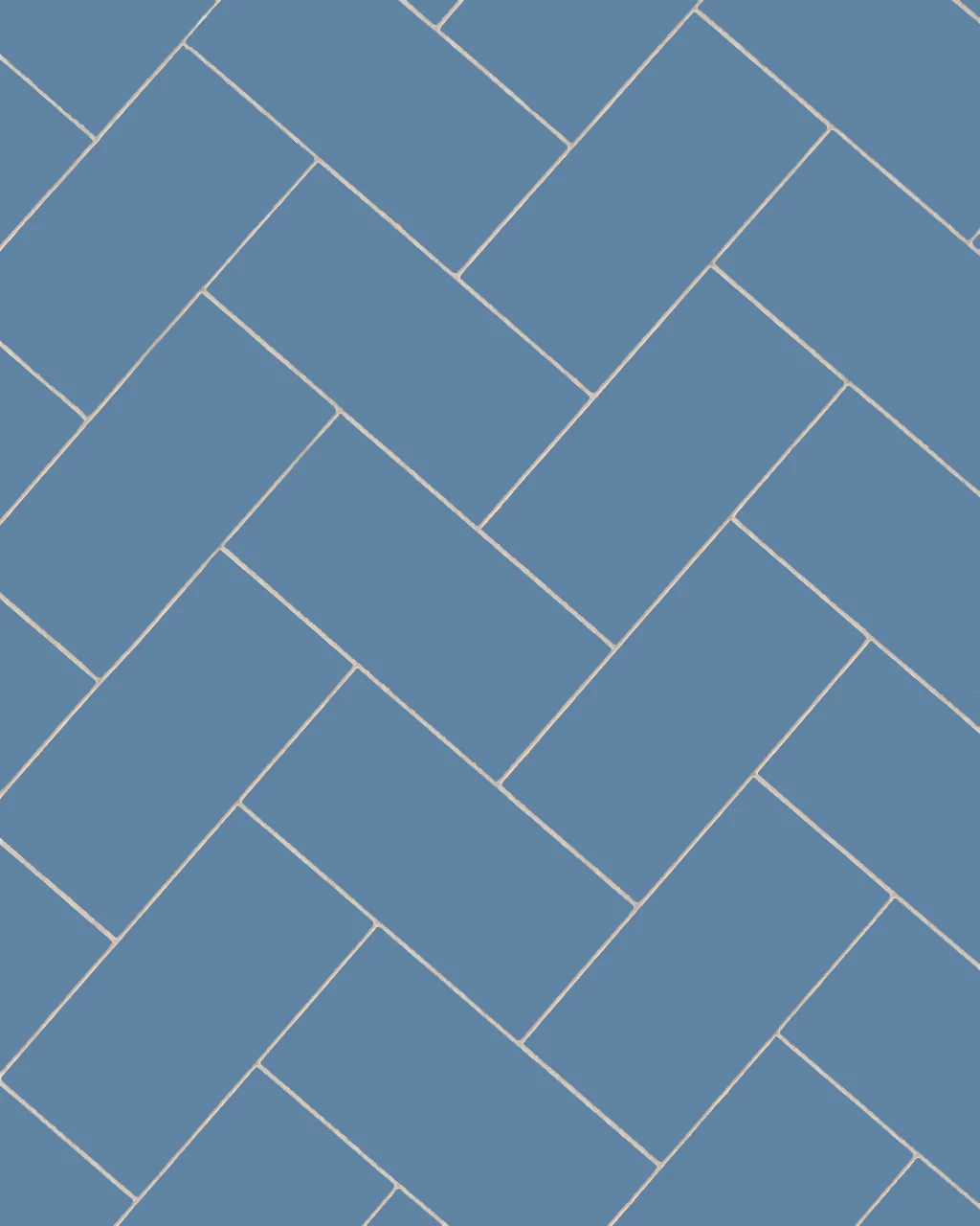 Klinker - Rektangel 10 x 20 cm blå