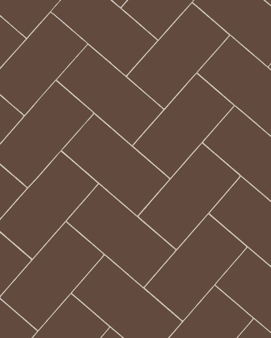 Klinker - Rektangel 10 x 20 cm chokladbrun