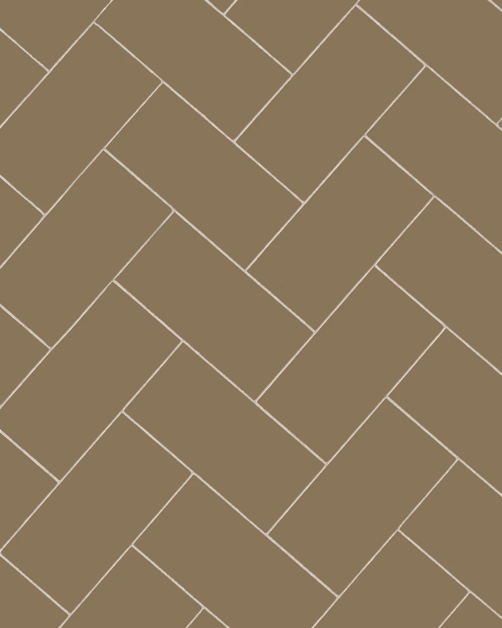 Klinker - Rektangel 10 x 20 cm kaffebrun
