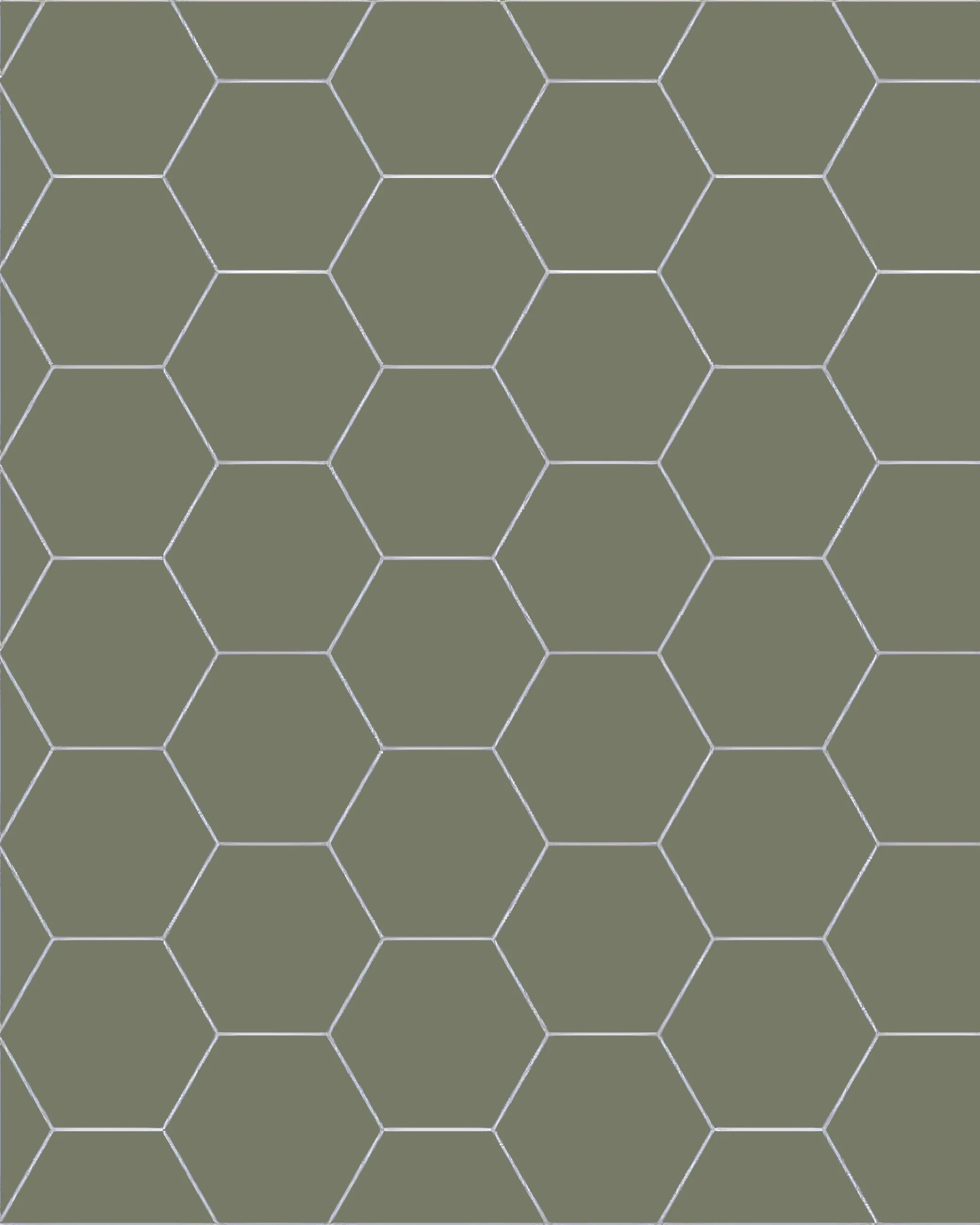Klinker - Hexagon 10 x 10 cm Australia green