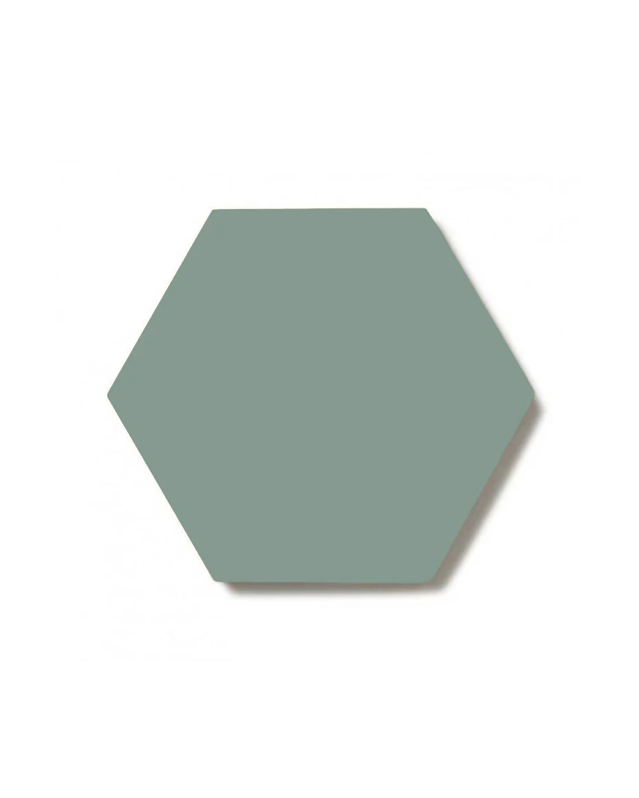 Klinker - Hexagon 10 x 10 cm grön - Image 2