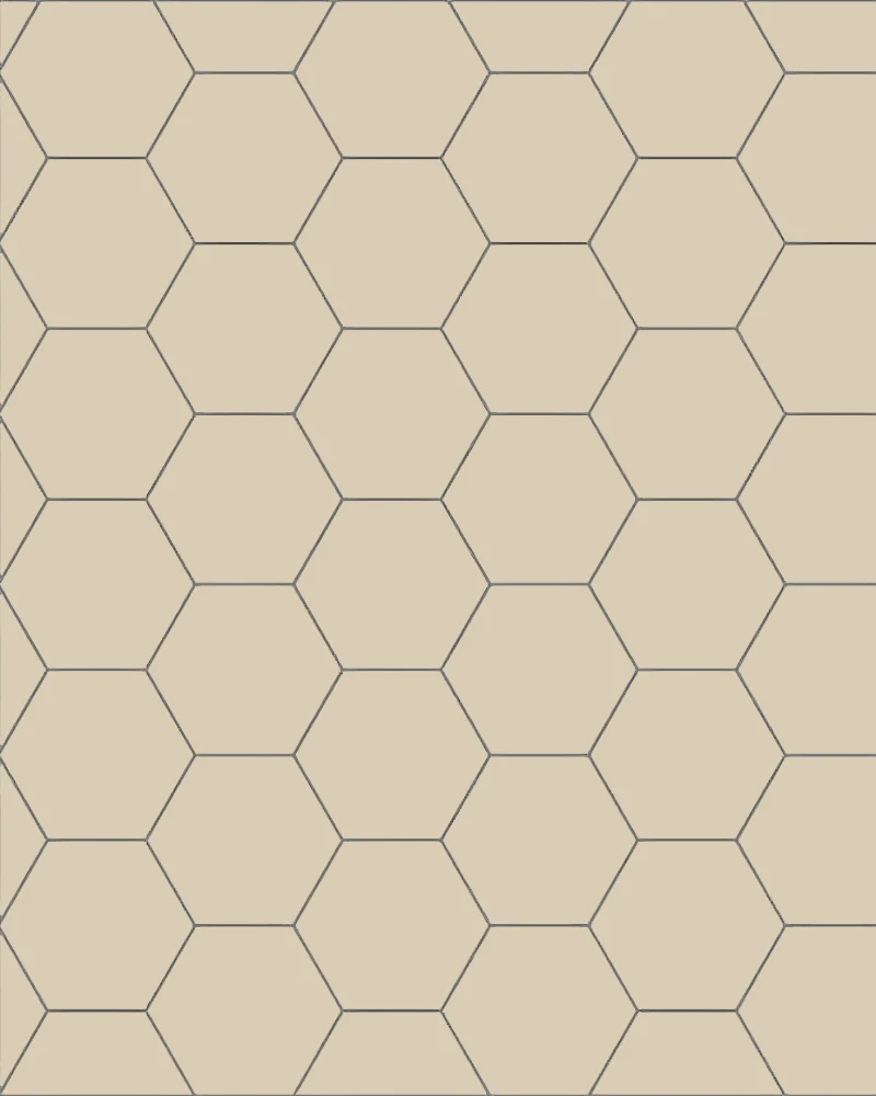 Klinker - Hexagon 10 x 10 cm ontario