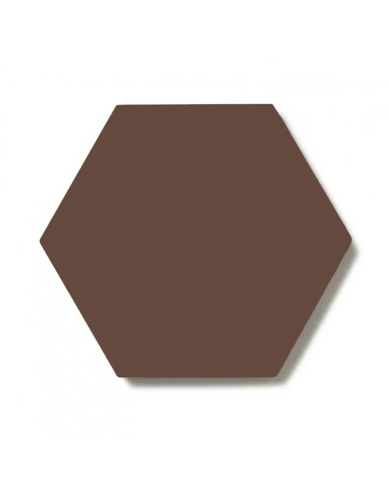 Klinker - Hexagon 15 x 15 cm chokladbrun - Image 2