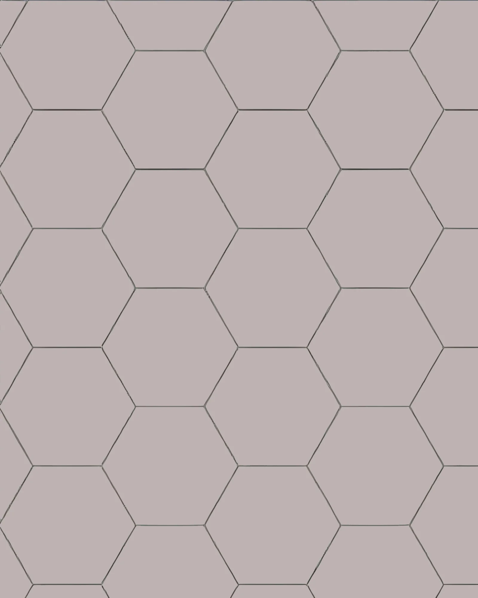Klinker - Hexagon 15 x 15 cm lavendel