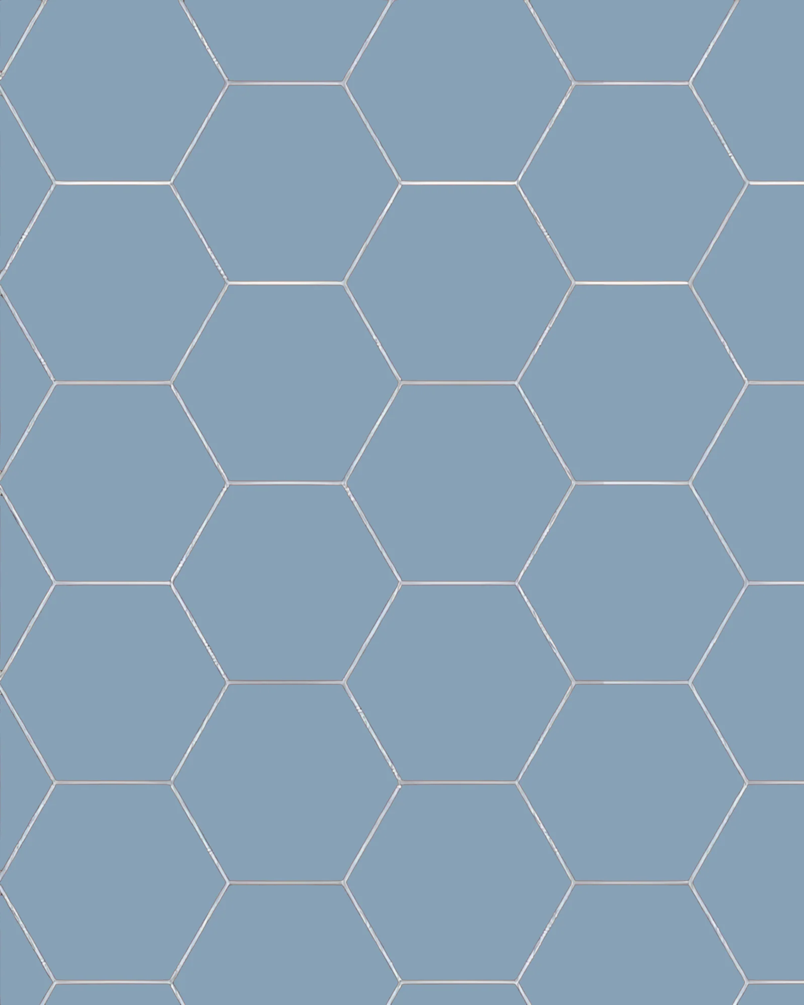 Klinker - Hexagon 15 x 15 cm ljusblÄ