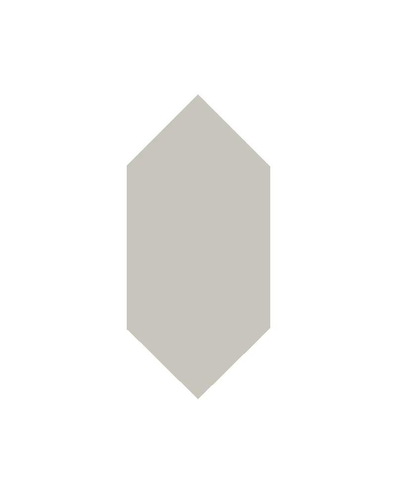 Klinker - Hexagondiamant 7 x 15 cm pÀrlgrÄ