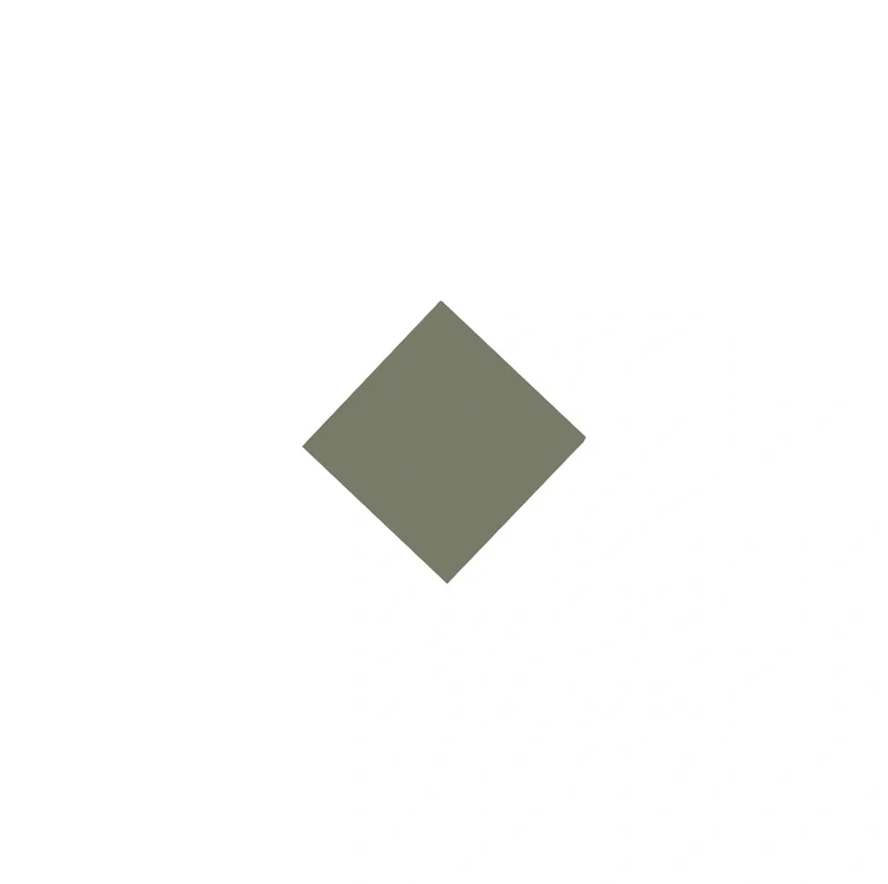 Klinker - Kvadrat 3,5 x 3,5 cm Australian green