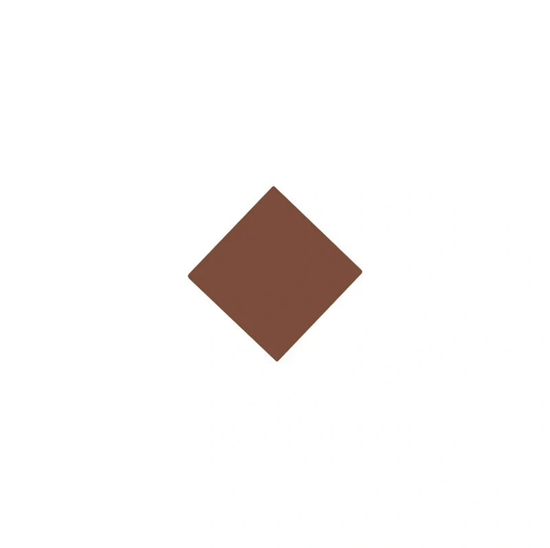 Klinker - Kvadrat 3,5 x 3,5 cm röd