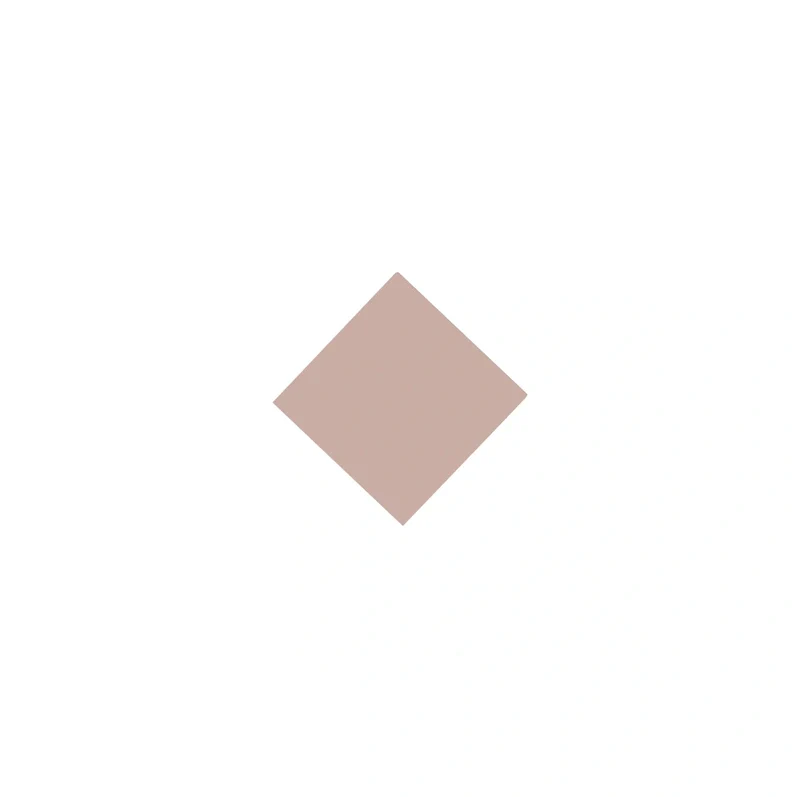 Klinker - Kvadrat 3,5 x 3,5 cm rosa