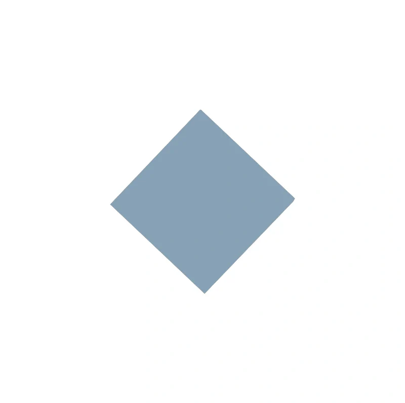 Klinker - Kvadrat 5 x 5 cm ljusblÄ