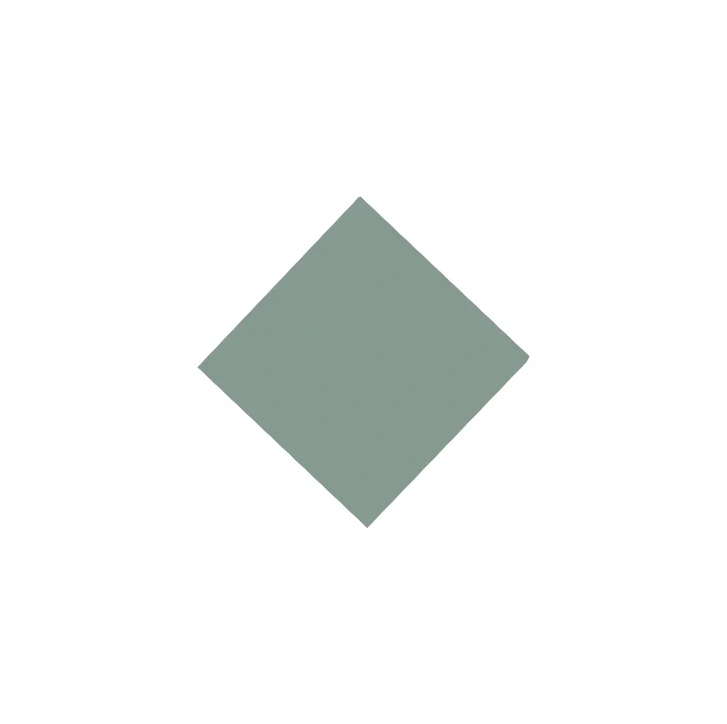 Klinker - Kvadrat 5 x 5 cm grön