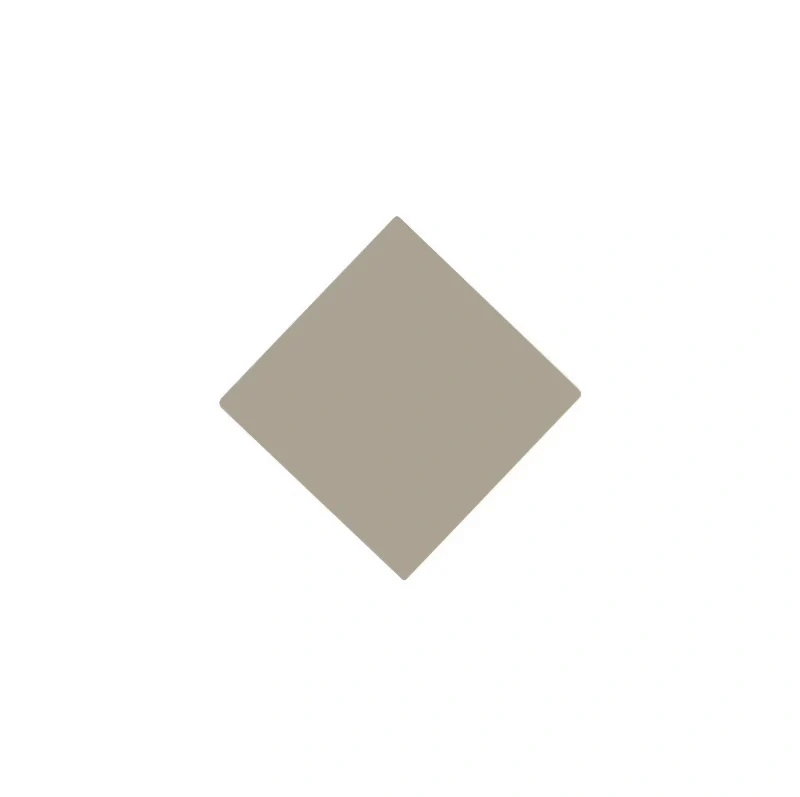 Klinker - Kvadrat 5 x 5 cm ljusgrÄ