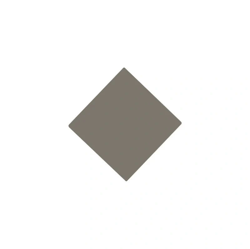 Klinker - Kvadrat 5 x 5 cm mörkgrÄ