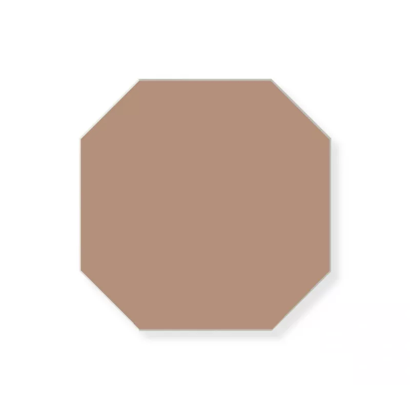 Klinker - Oktagon 10 x 10 cm gammelrosa