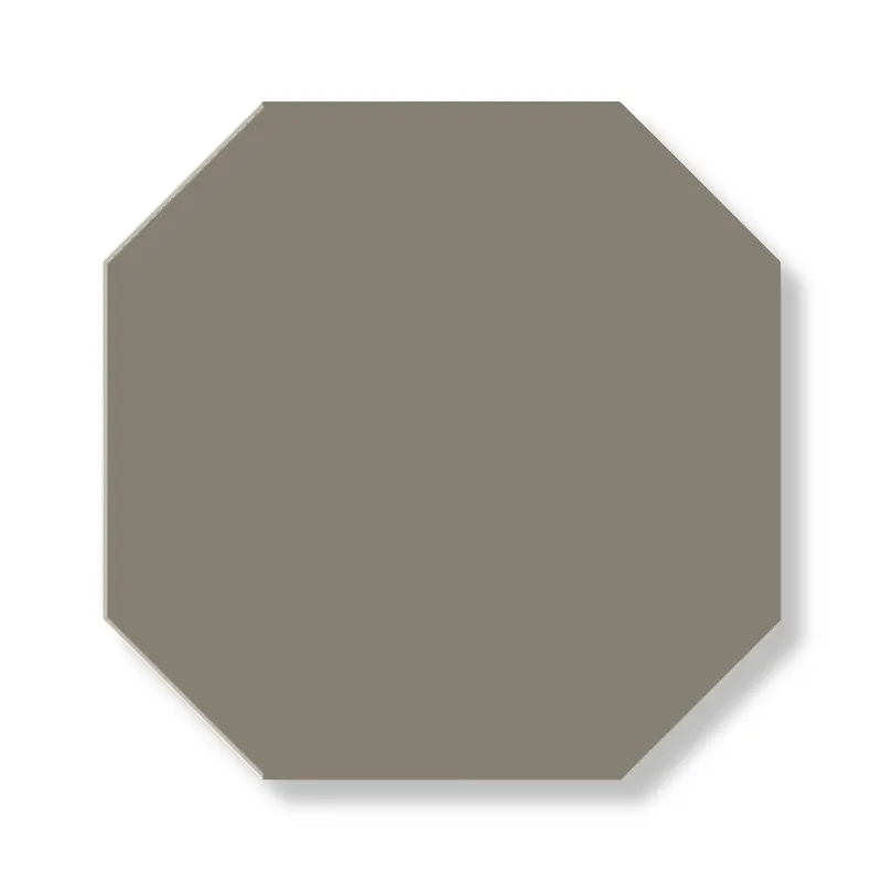 Klinker - Oktagon 15 x 15 cm grå