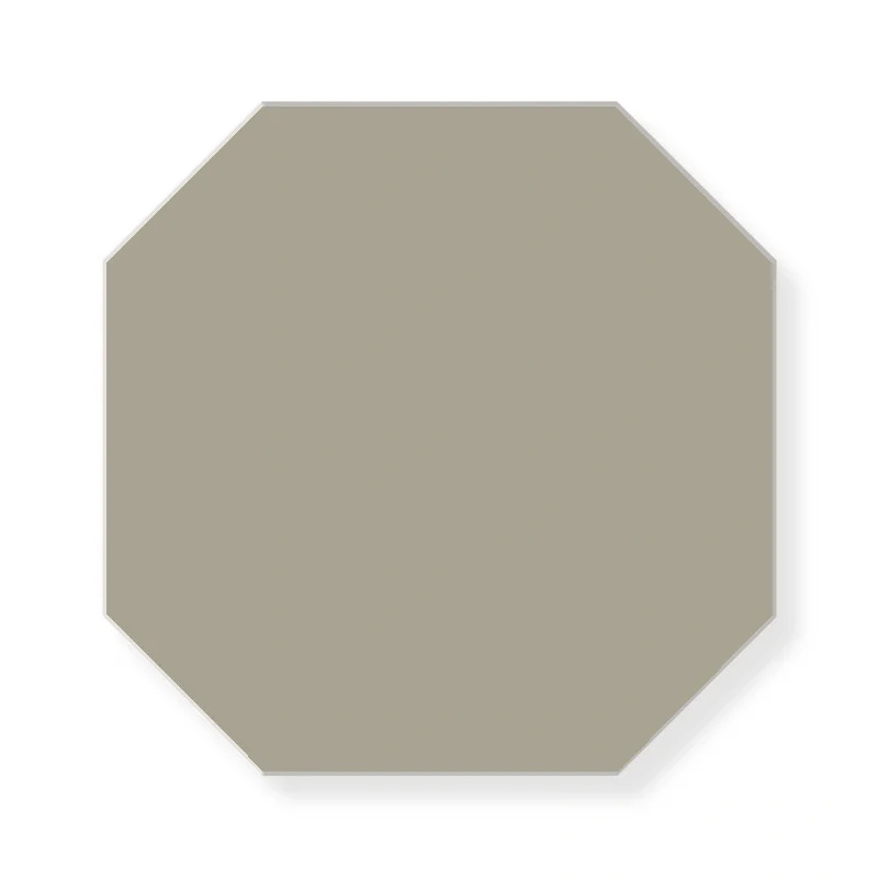 Klinker - Oktagon 15 x 15 cm ljusgrå
