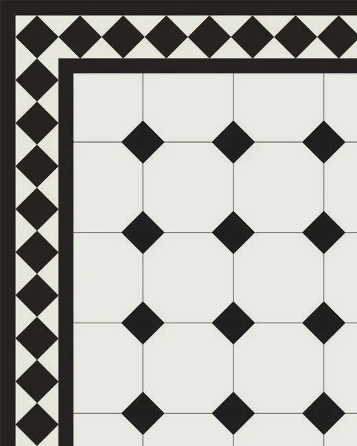 Klinker - Oktagon 15 x 15 cm vit - Image 3