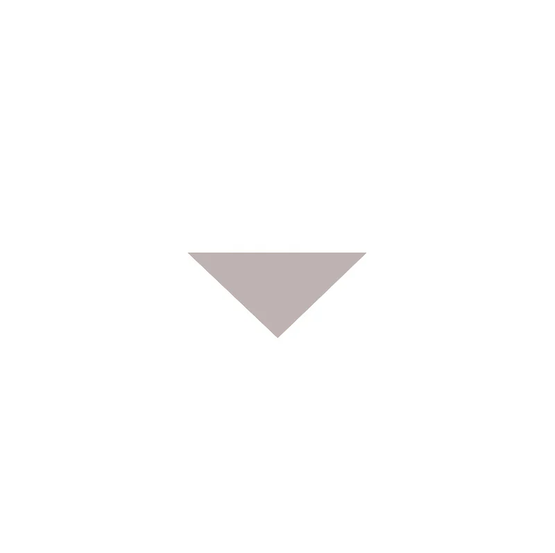 Klinker - Triangel 3,5/3,5/5 cm lavendel