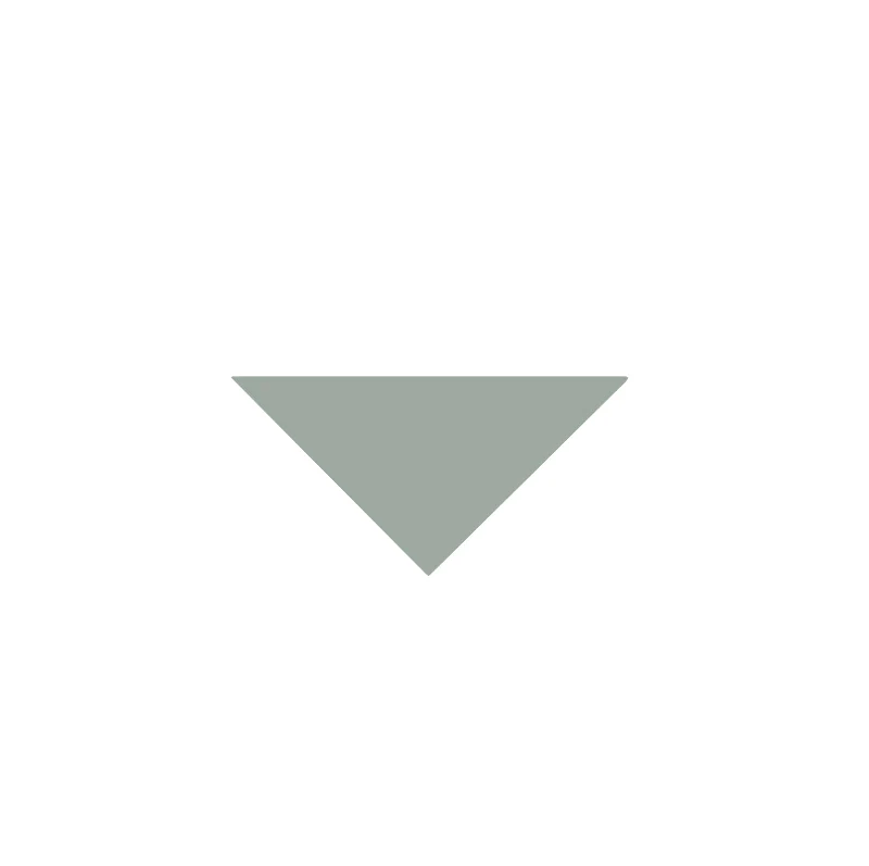 Klinker - Triangel 5/5/7 cm ljusgrön